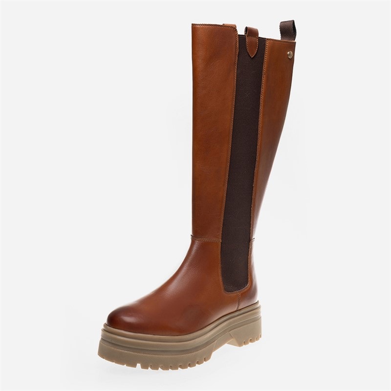 Copenhagen Shoes Dame Går Høje København Støvler 112 Cognac - Billede 2