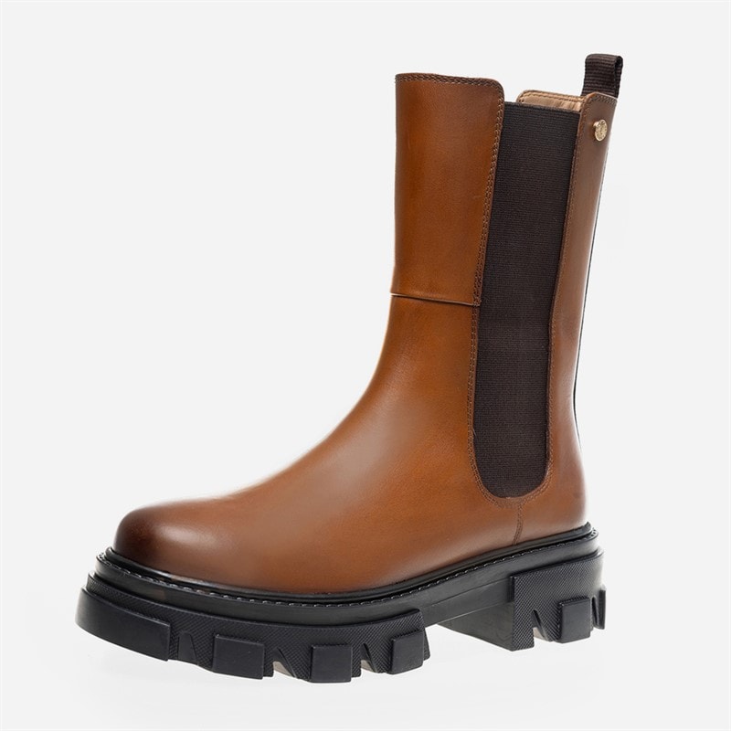 Copenhagen Shoes Dame Penny Piger Støvler 112 Cognac - Billede 2