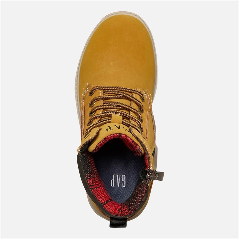 GAP Drenge Dayton II Mellem Lace Støvler Gul Royal - Billede 4