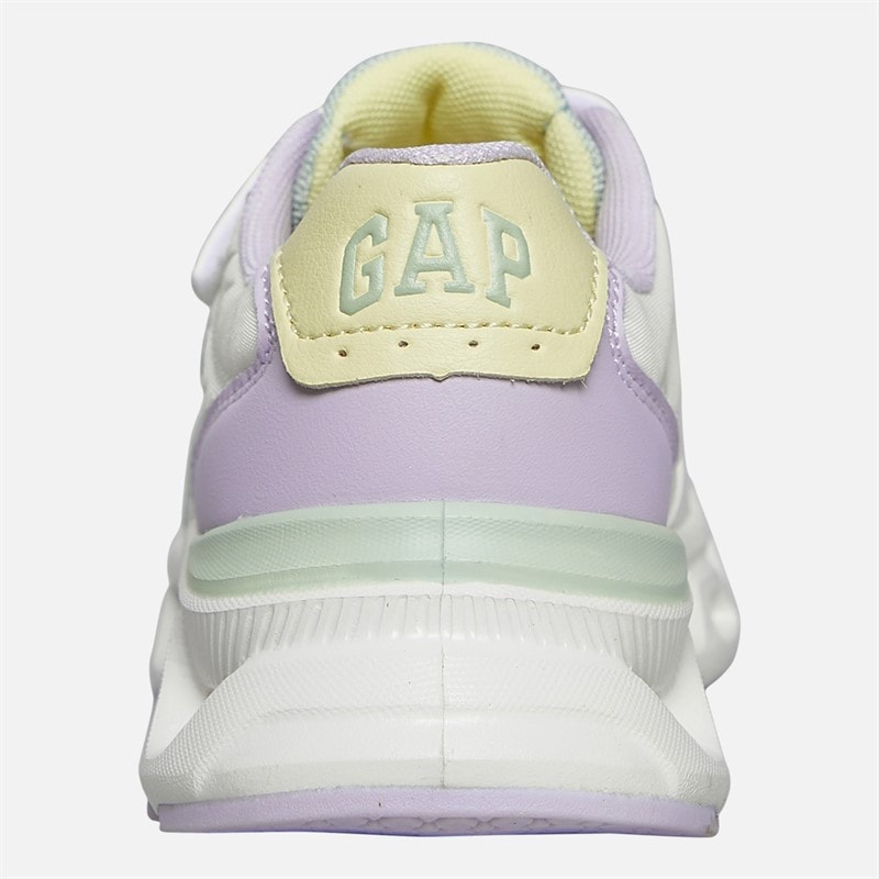 GAP Piger San Francisco Træningssko Off White Lilla Citron Off-White Liliac Citron - Billede 3