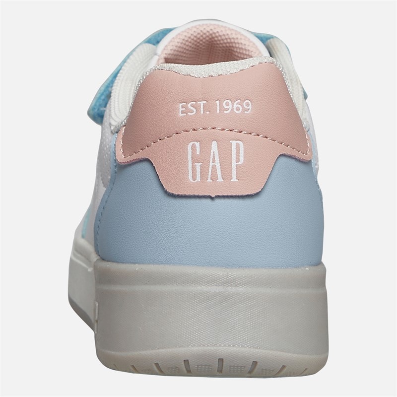 GAP Piger Chicago Træningssko Bleg Hvid/Hvid/Pink Bleach Blue White Pink - Billede 3