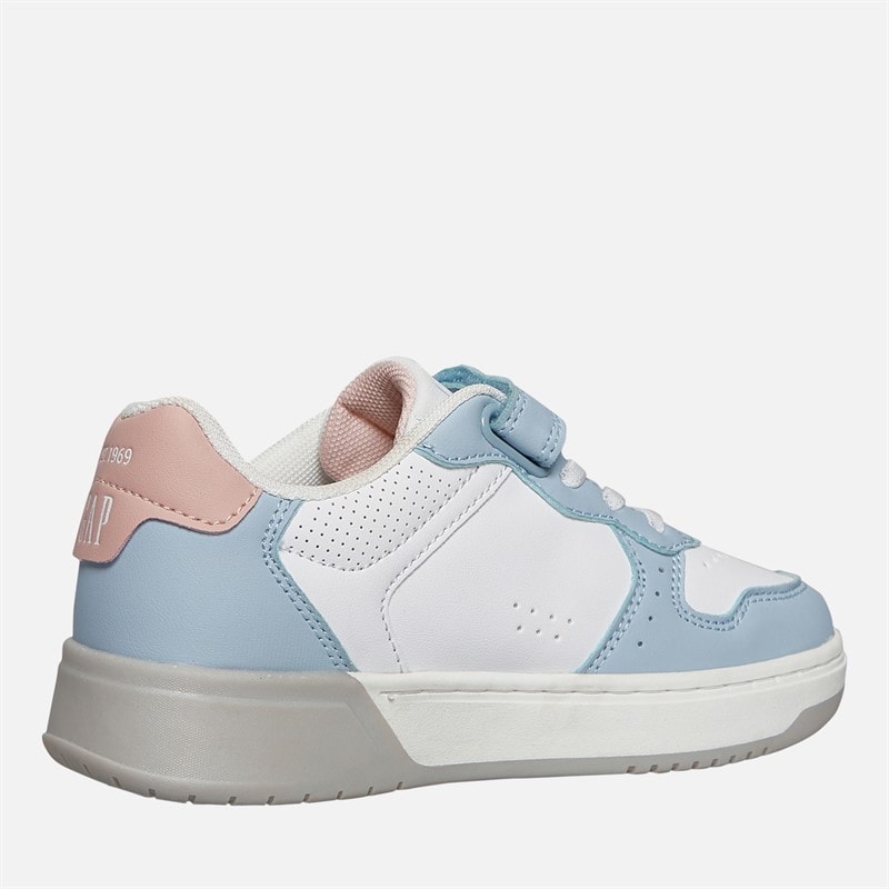 GAP Piger Chicago Træningssko Bleg Hvid/Hvid/Pink Bleach Blue White Pink - Billede 5