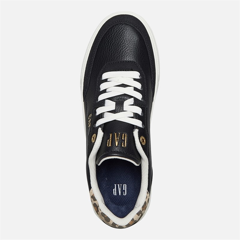 GAP Dame Waco Træningssko Black Leopard - Billede 4