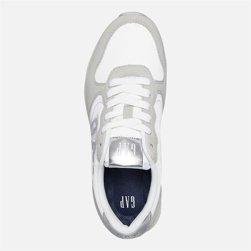 GAP Dame Nashville Arch Logo Sko Hvid - Billede 4