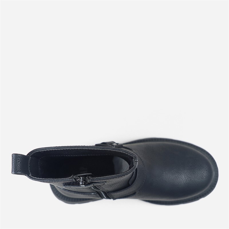 GAP Piger Danbury Spænde Støvler Black Nubuck - Billede 4