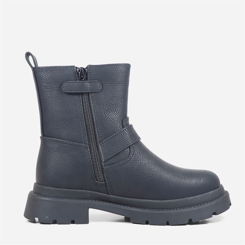 GAP Piger Danbury Spænde Støvler Black Nubuck - Billede 5