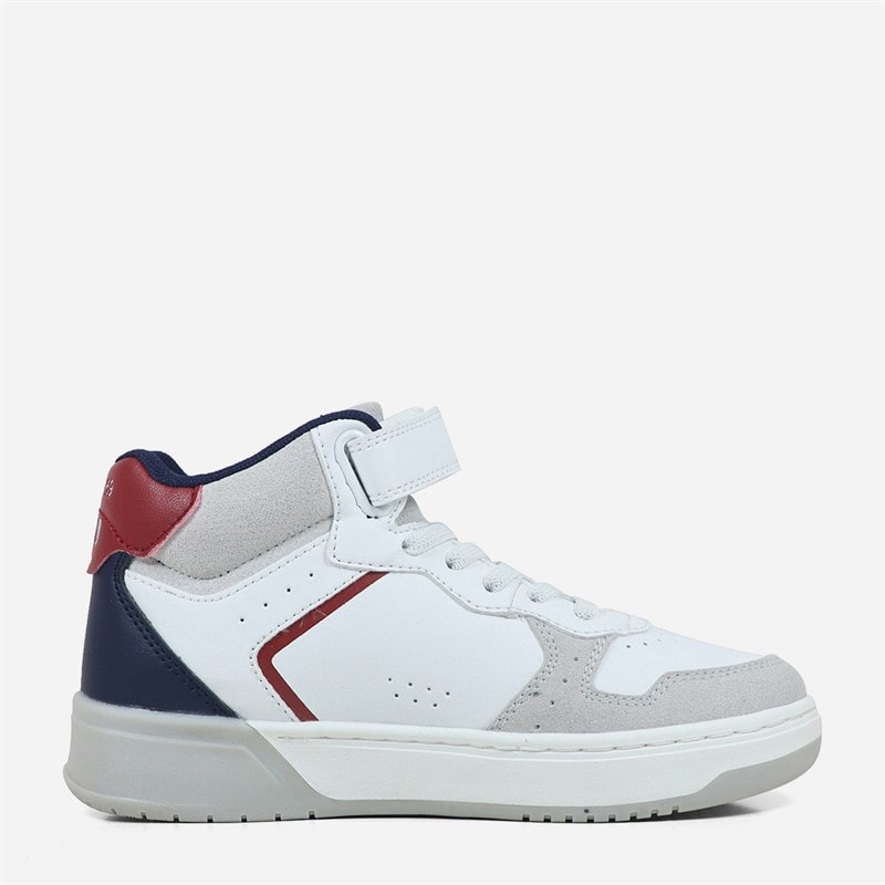 GAP Drenge Chicago Mid Træningssko Hvid/Navy/Rød White Navy Red - Billede 5