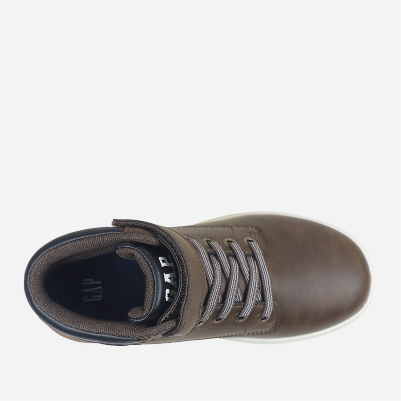 GAP Drenge Travis Mellem Træningssko Brun/Sort Brown Black - Billede 4