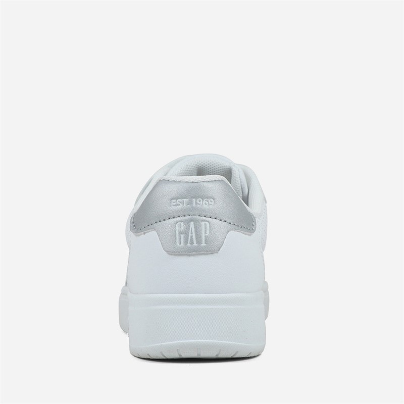 GAP Piger Chicago Træningssko Hvid/Sølv White Silver - Billede 3
