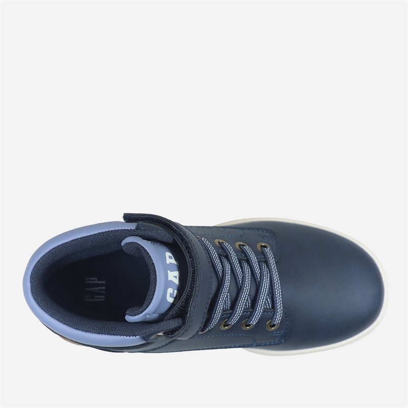 GAP Drenge Travis Mellem Sneakers Marineblå/Blå/Rød Navy Blue Red - Billede 4