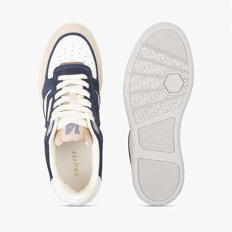 Cruyff Herre Volteria Træningssko Navy/Hvid - Billede 2