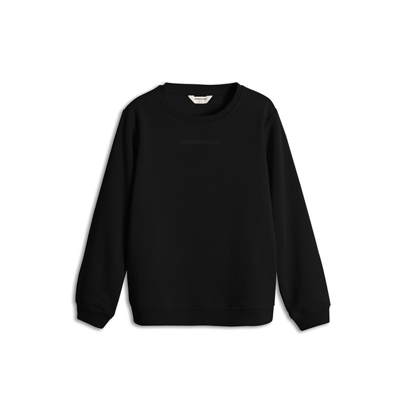 Copenhagen Legacy Sweatshirt Sort til drenge