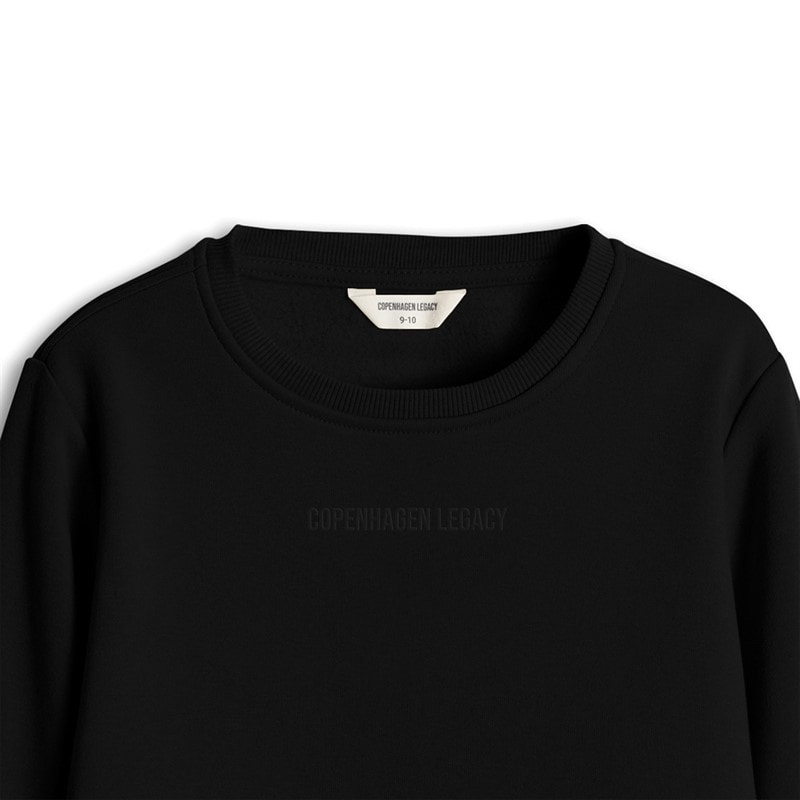 Copenhagen Legacy Sweatshirt Sort til drenge - Billede 3