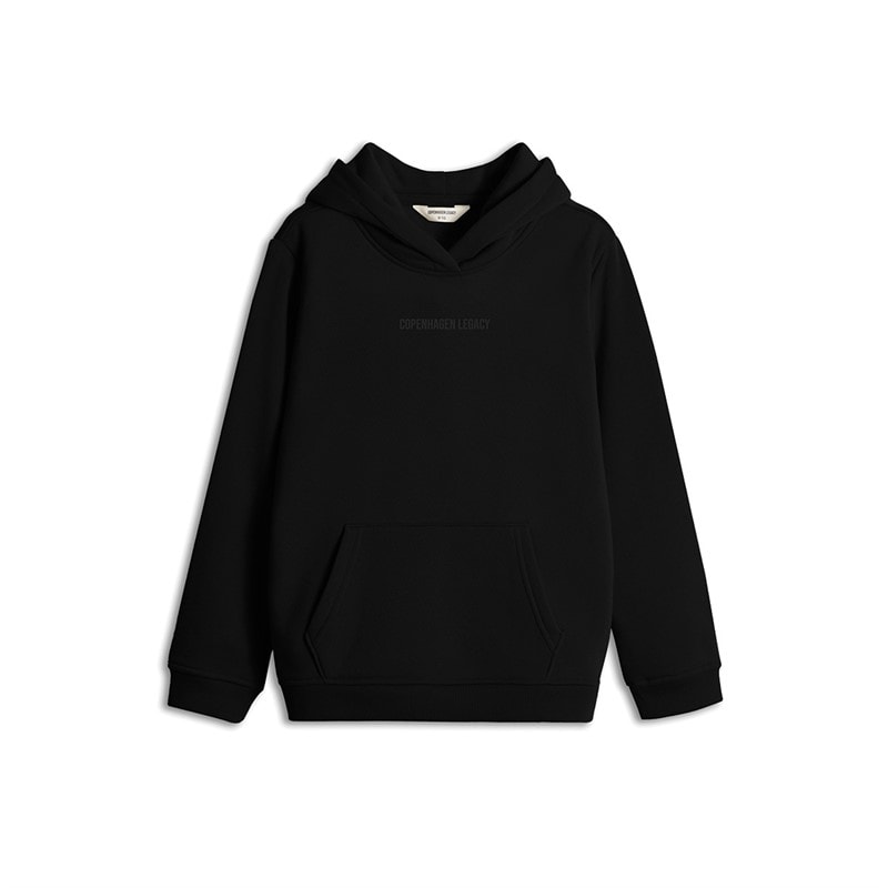 Copenhagen Legacy Børne Hoodie Sort - Billede 1