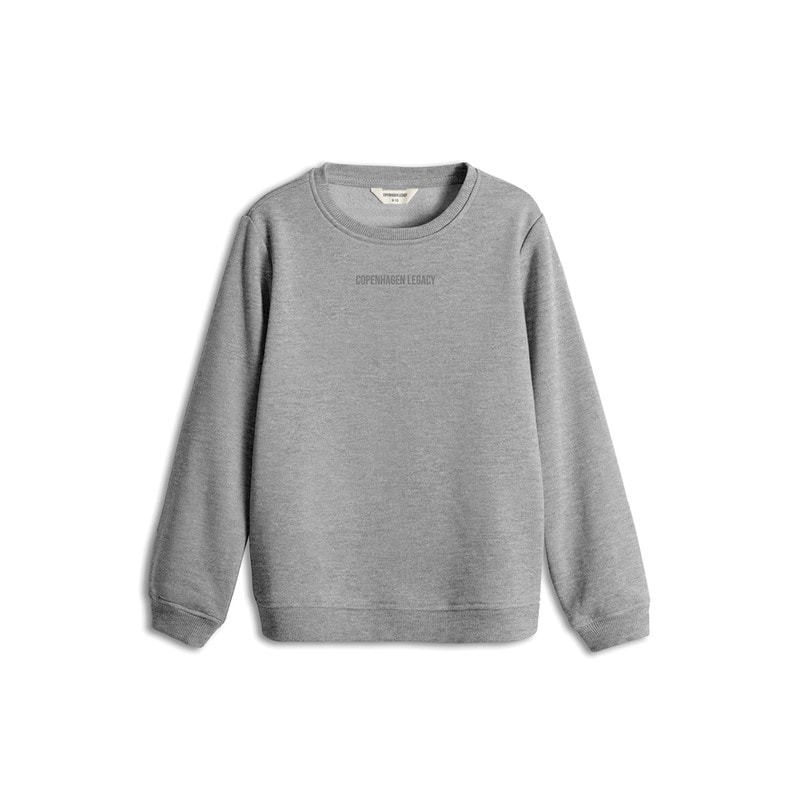 Copenhagen Legacy Børne Sweatshirt Grå Melange - Billede 1