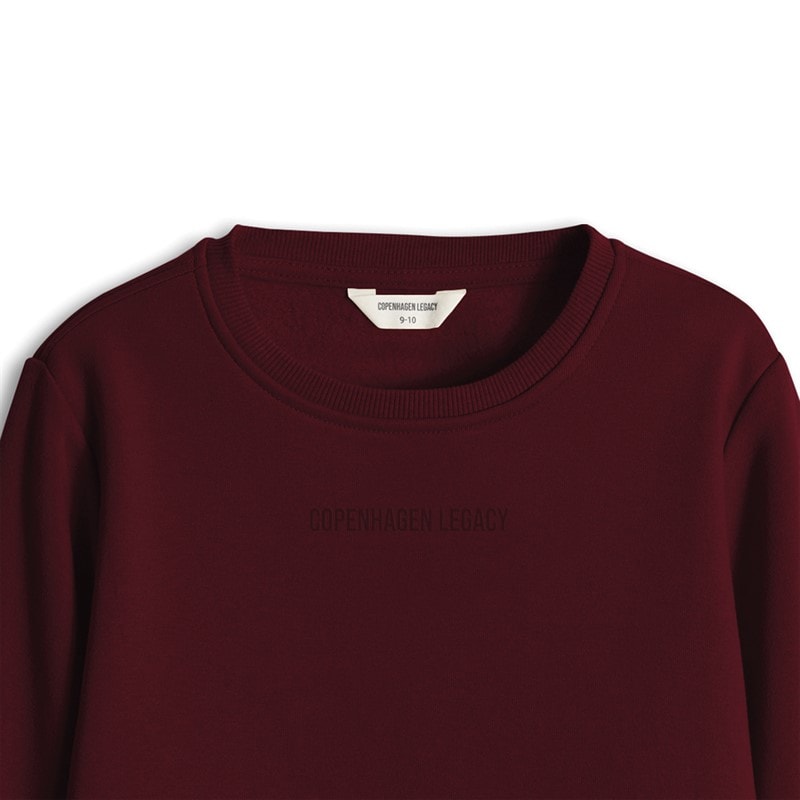 Copenhagen Legacy Børn Sweatshirt Bordeaux - Billede 3