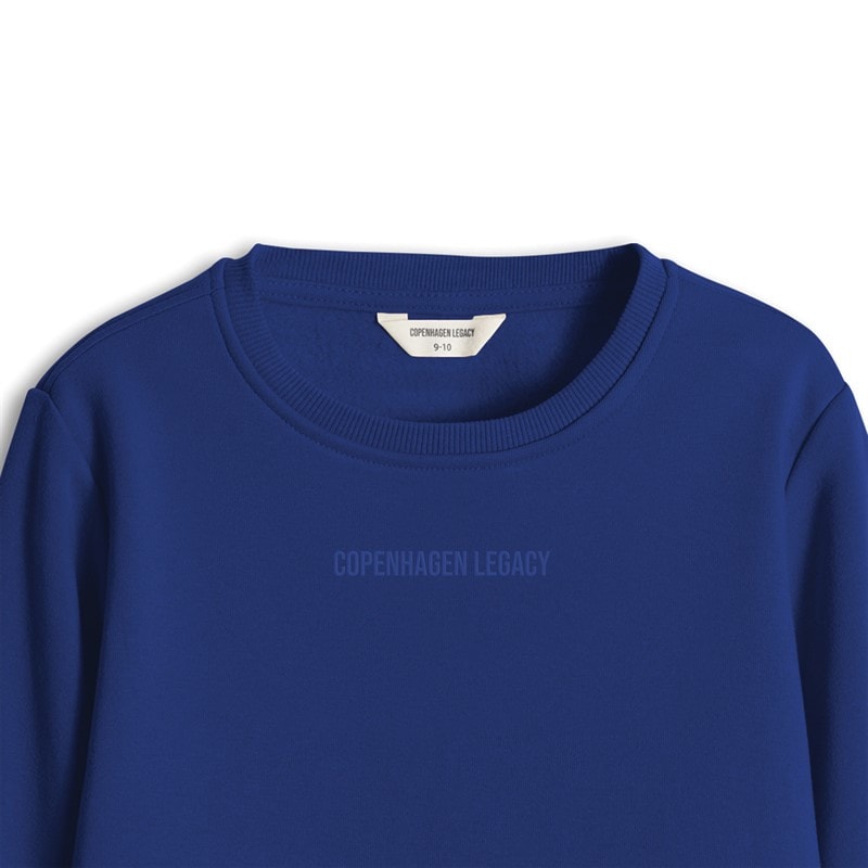 Copenhagen Legacy Sweatshirt Kobolt Blå - Billede 3