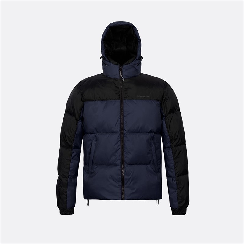 Copenhagen Legacy Herre Hættejakke Navy / Sort - Billede 1
