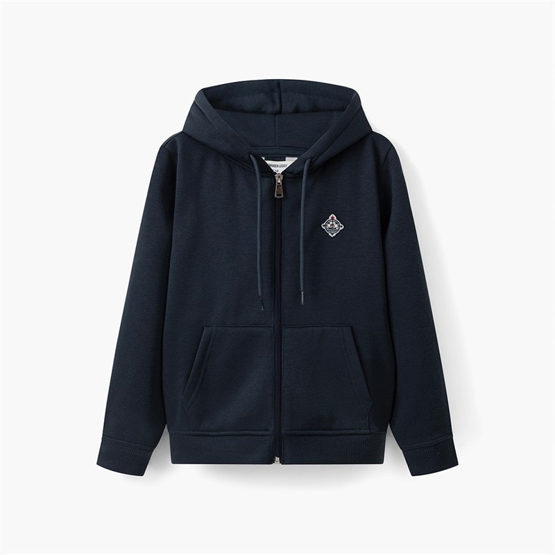 Copenhagen Legacy Drenge lynlås hoodie Navy - Billede 1
