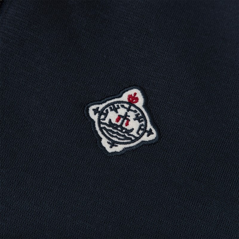 Copenhagen Legacy Drenge lynlås hoodie Navy - Billede 3