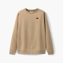 Copenhagen Legacy Herre Crew Hjerte print sweatshirt Khaki