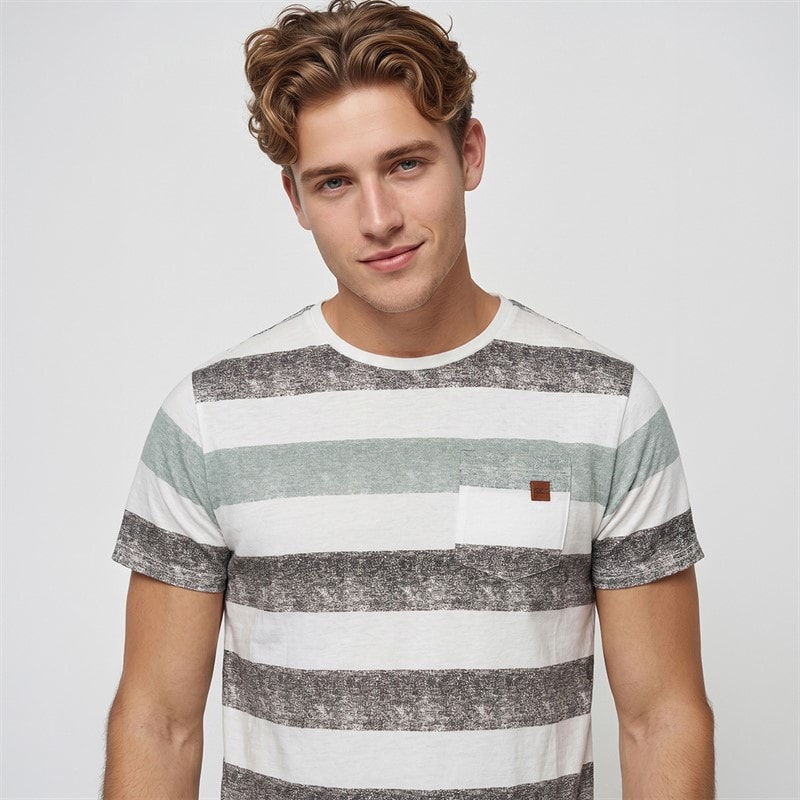 Indicode Herre Inhernandez T-shirts Grå - Billede 3