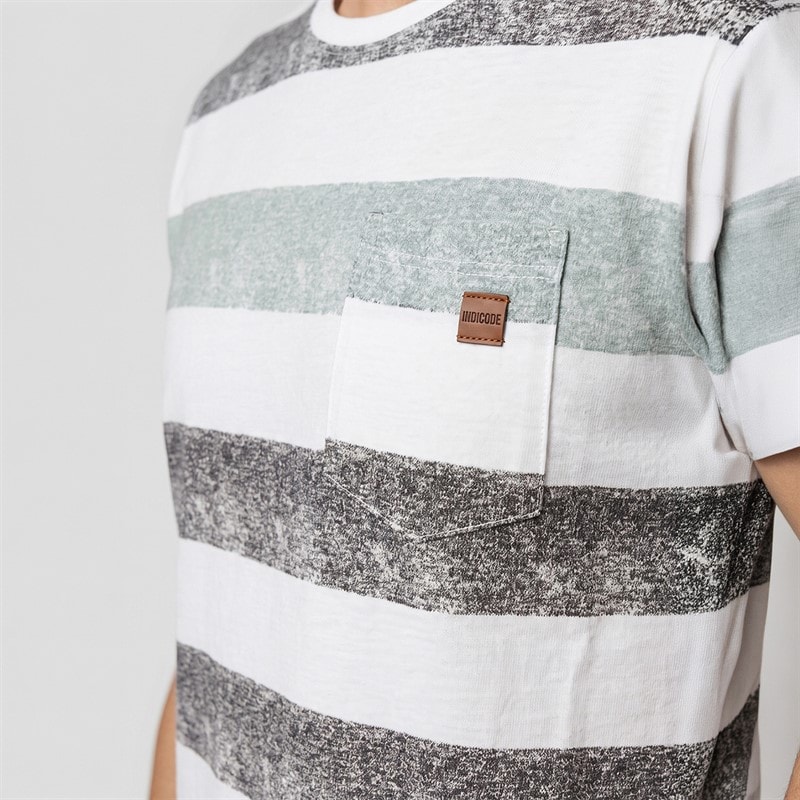 Indicode Herre Inhernandez T-shirts Grå - Billede 5