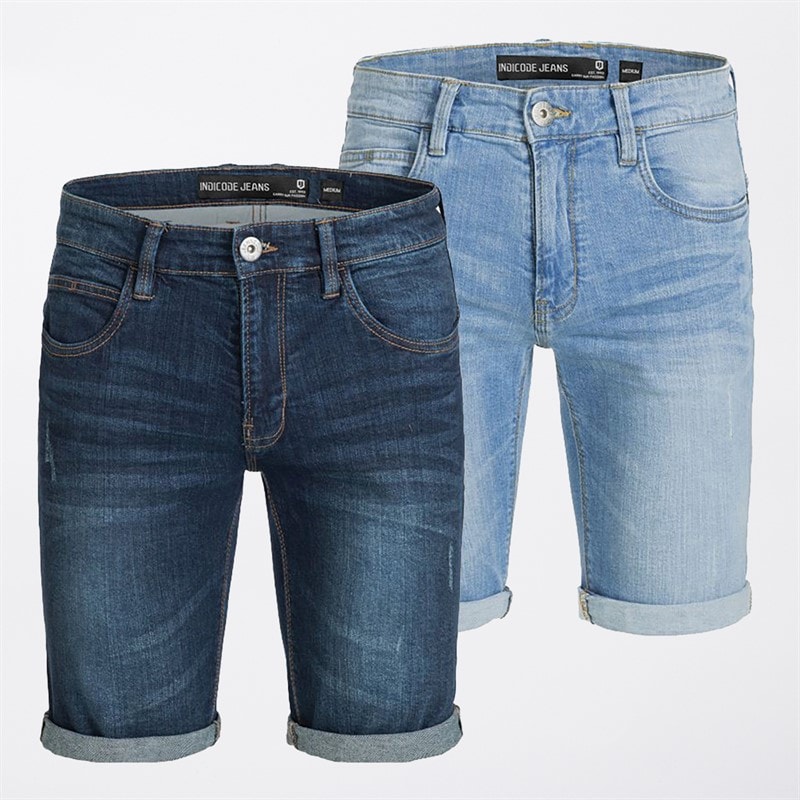 Indicode Herre Inalicanto To-pak Shorts Denim