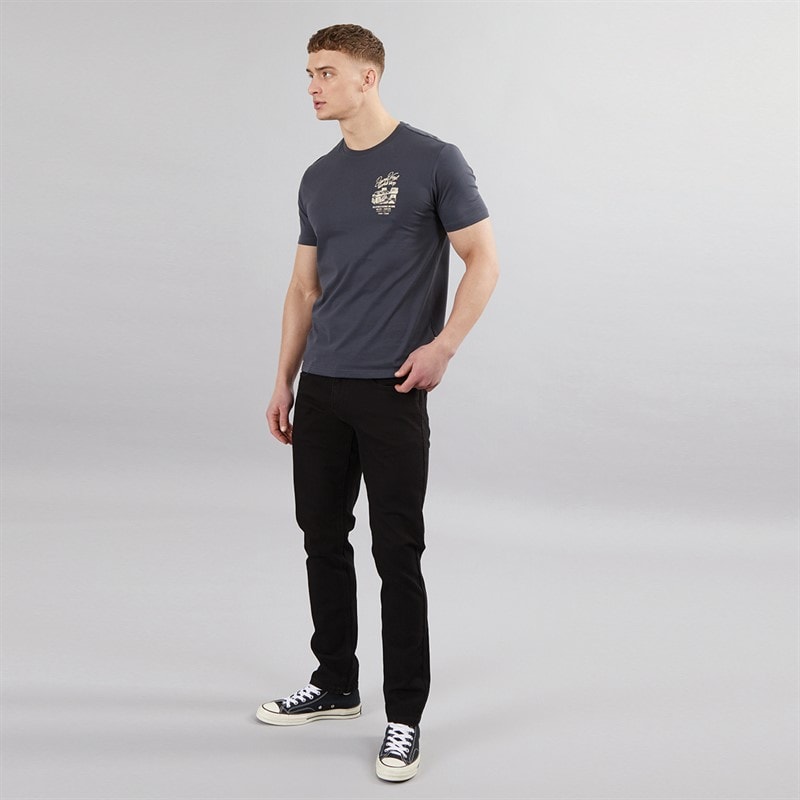 Indicode Herre Tony Regular Fit Jeans Ultra Sort - Billede 3