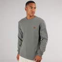 Indicode Herre Salupe Sweatshirt Castor Grå