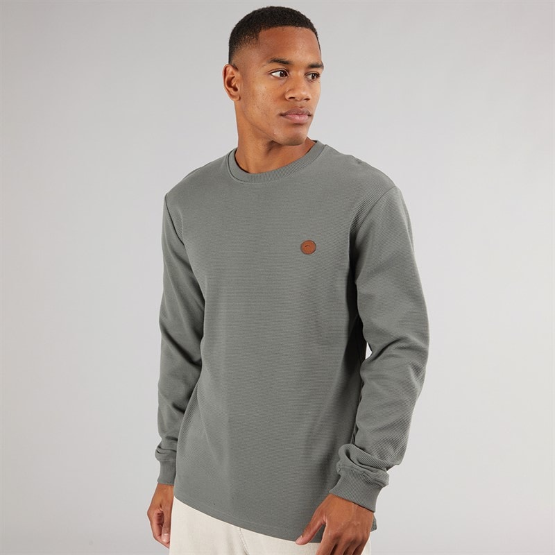 Indicode Herre Salupe Sweatshirt Castor Grå