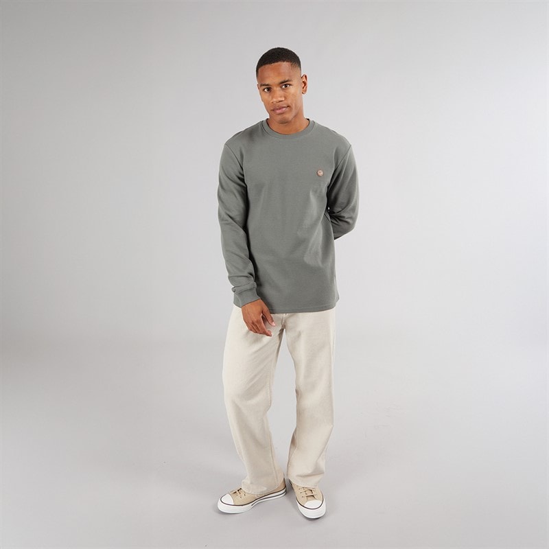 Indicode Herre Salupe Sweatshirt Castor Grå - Billede 4