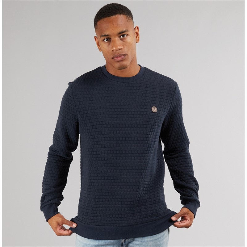 Indicode Herre Dash Sweatshirt Navy - Billede 1