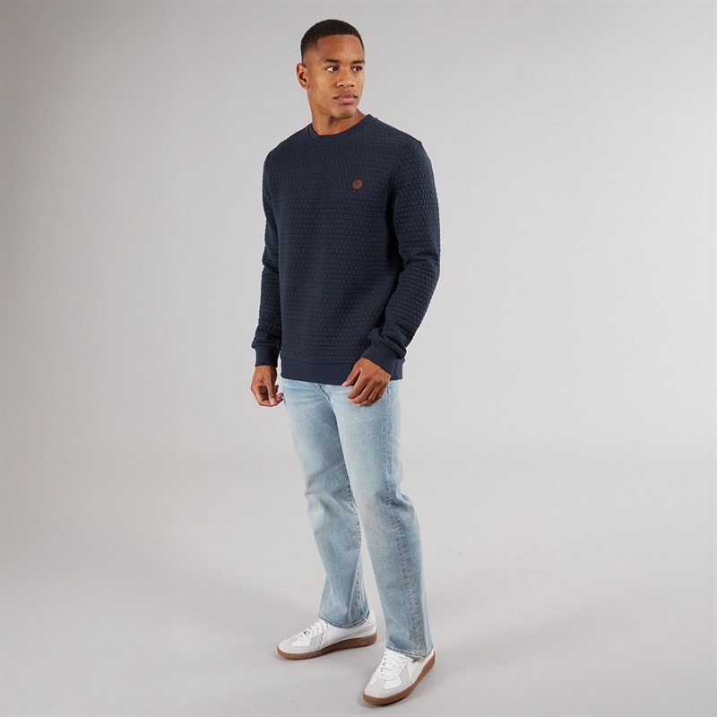 Indicode Herre Dash Sweatshirt Navy - Billede 4