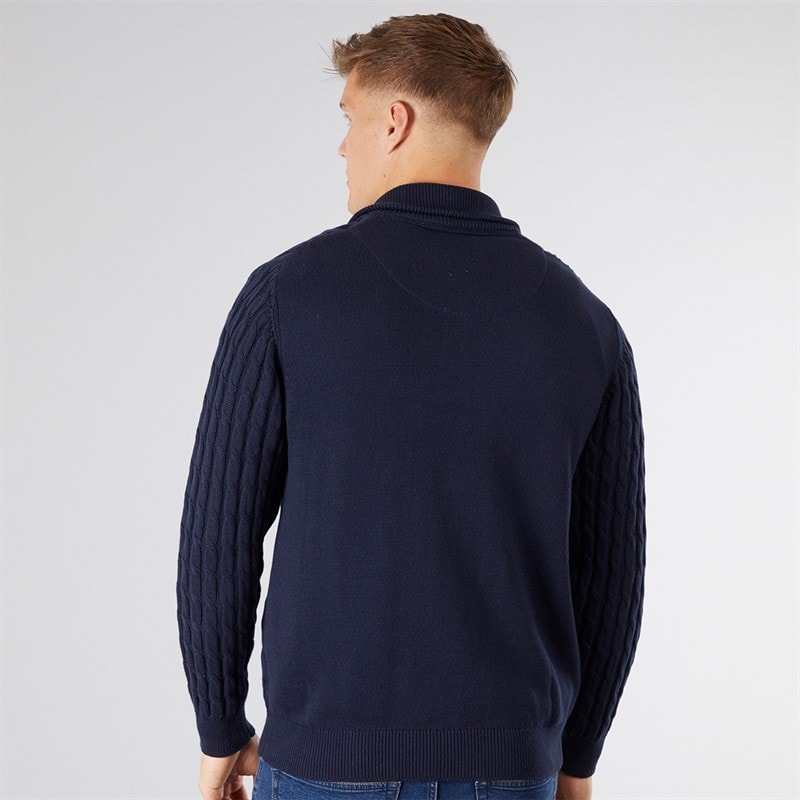 Indicode Herre Rufus Jumper Mørk Navy - Billede 2