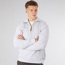 Indicode Herre Rufus Jumper Off White