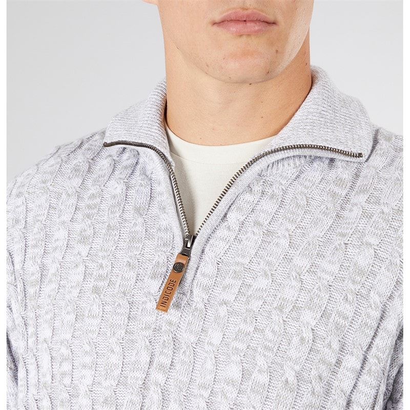 Indicode Herre Rufus Jumper Off White - Billede 3