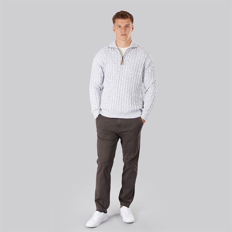 Indicode Herre Rufus Jumper Off White - Billede 4