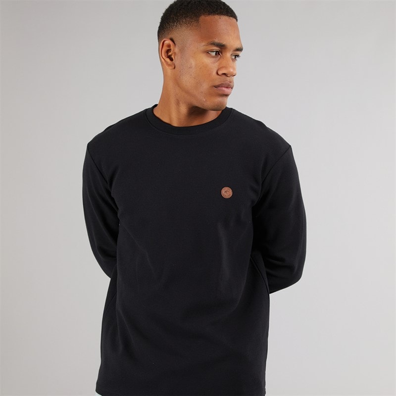 Indicode Herre Salupe Sweatshirt Sort