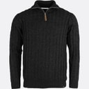 Indicode Herre Rufus Jumper Sort