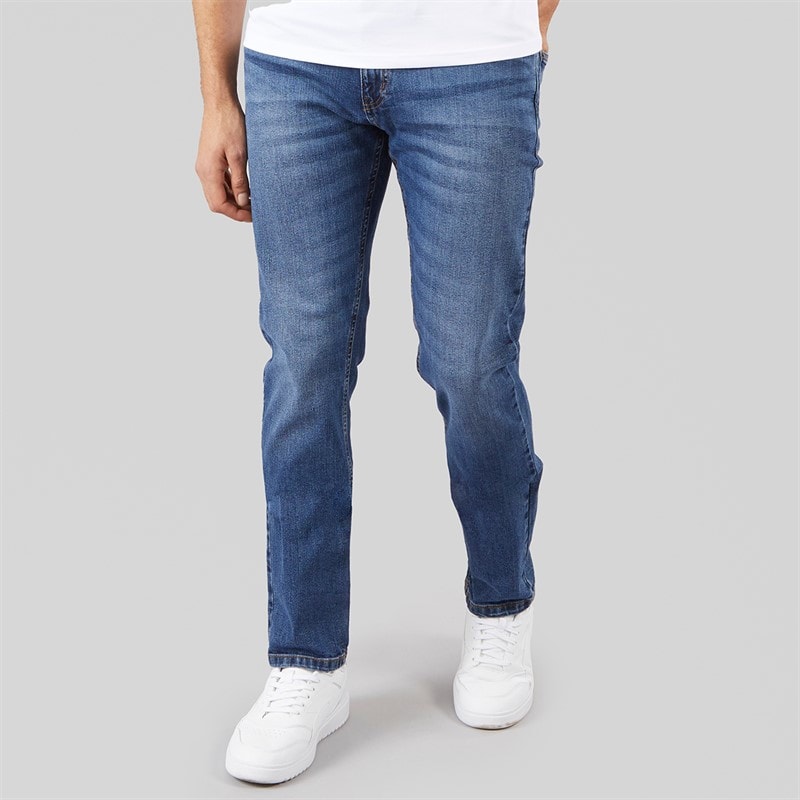 Indicode Herre Tony Regular Fit Jeans Medium Indigo