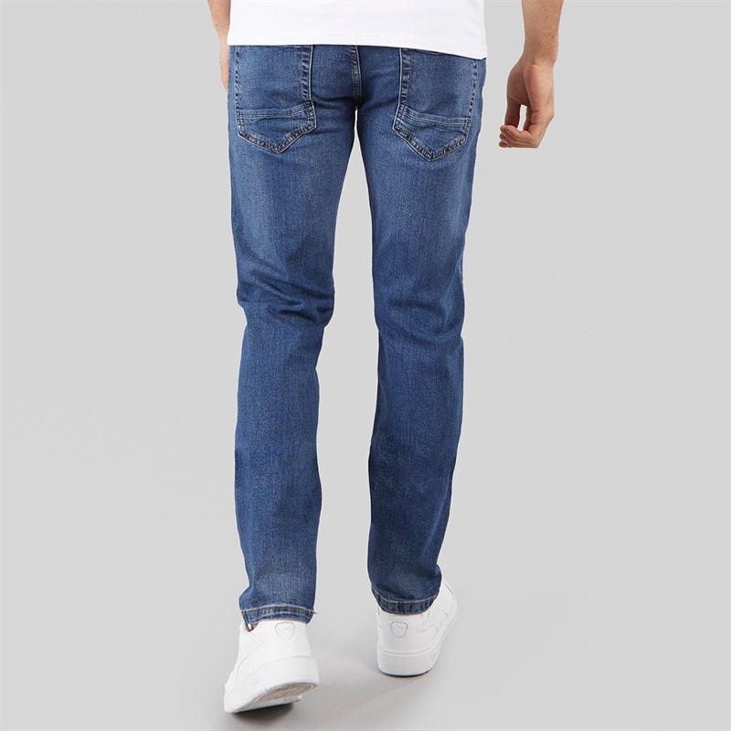 Indicode Herre Tony Regular Fit Jeans Medium Indigo - Billede 2