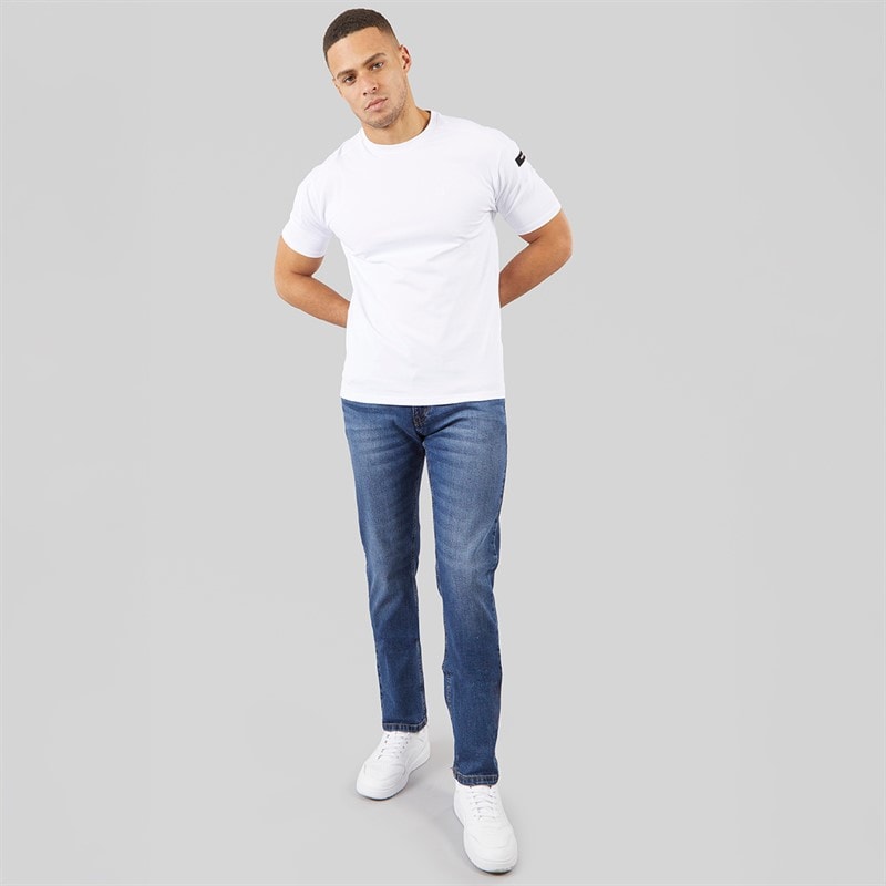 Indicode Herre Tony Regular Fit Jeans Medium Indigo - Billede 4