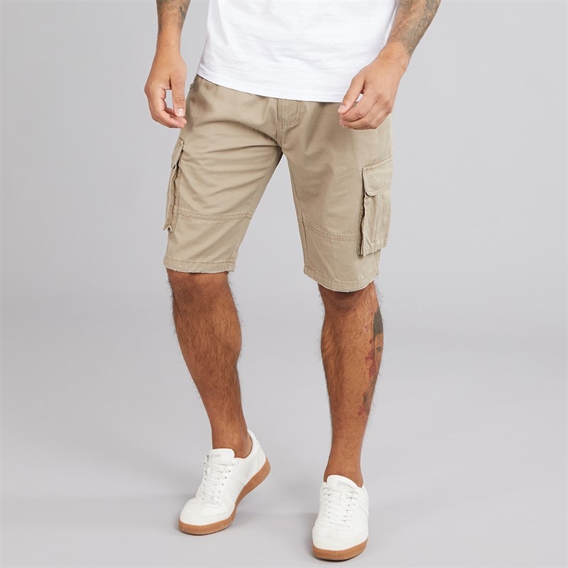 Indicode Herre Inmonroe Cargo Shorts Greige