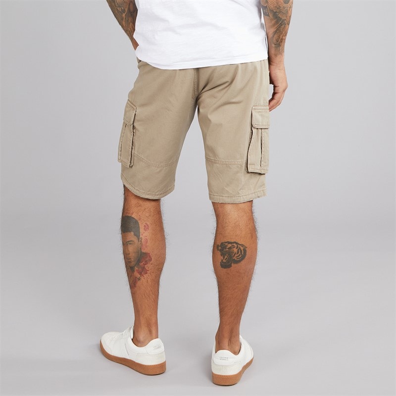 Indicode Herre Inmonroe Cargo Shorts Greige - Billede 2