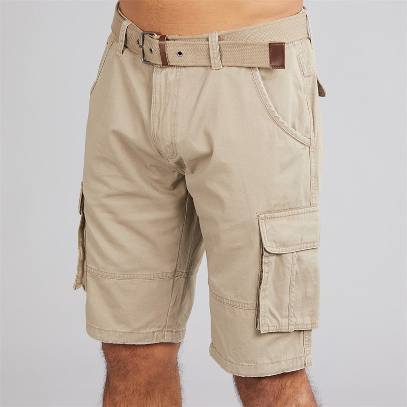 Indicode Herre Inmonroe Cargo Shorts Greige - Billede 5