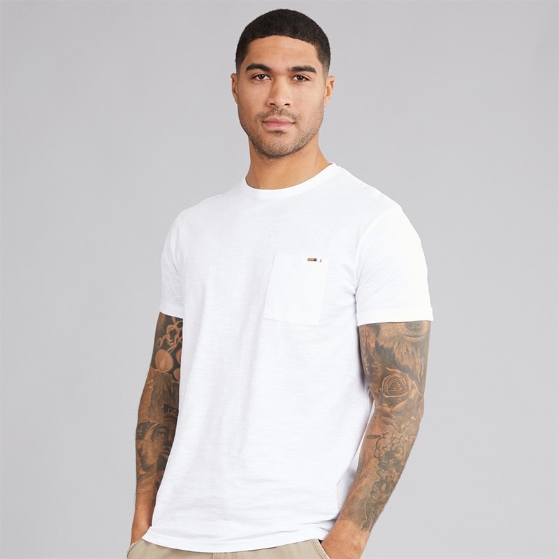 Indicode Herre T-shirt Inandorra Off White - Billede 1