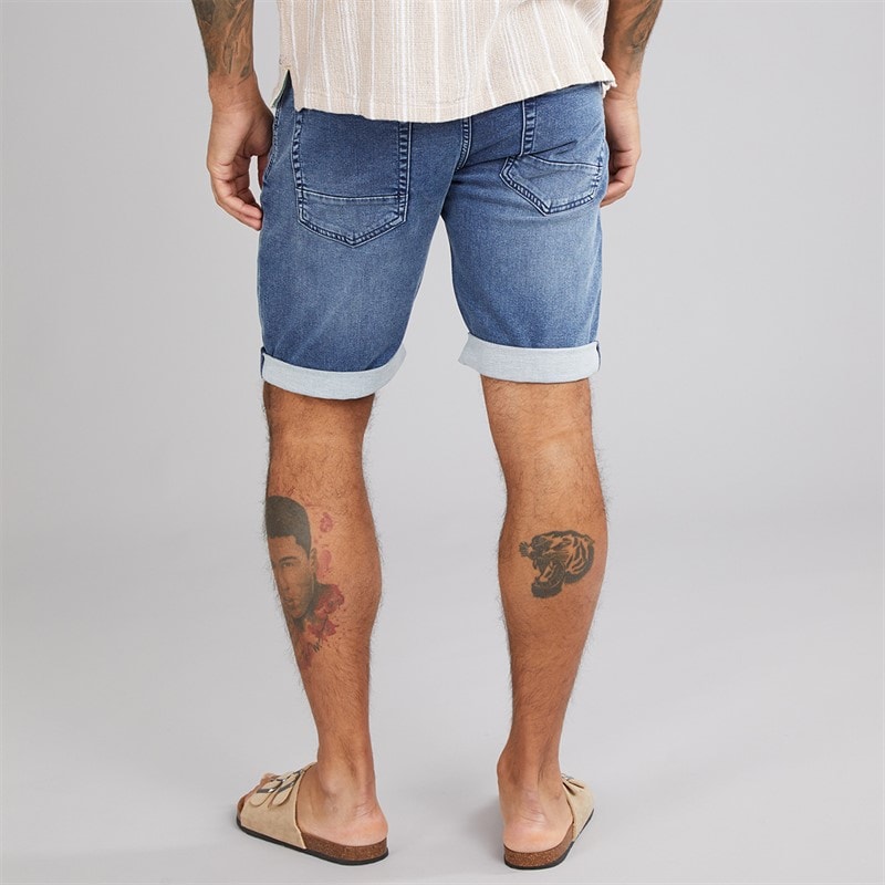 Indicode Herre Indelmare Denim Shorts Deep Dusk - Billede 2