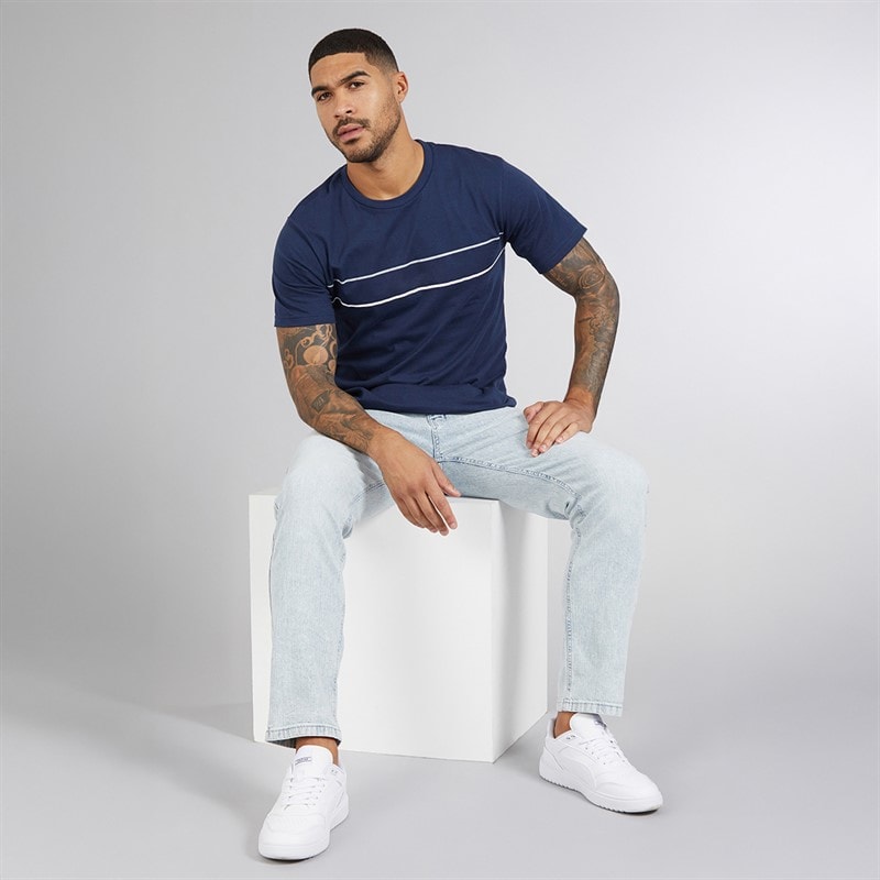 Indicode Herre Tony Regular Fit Jeans Foam Blue - Billede 4