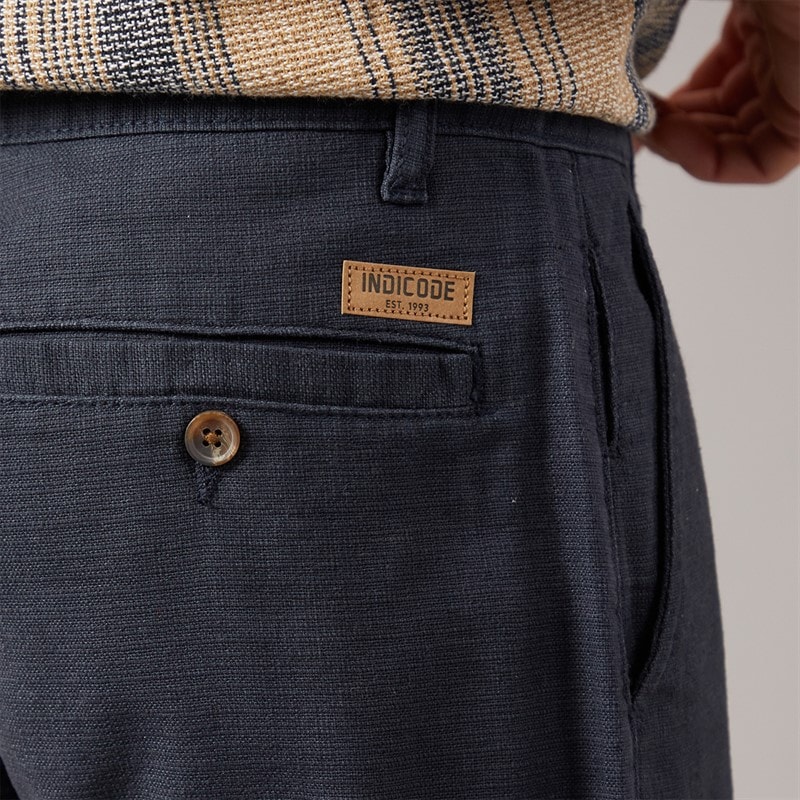 Indicode Herre Inclio Chino Bukser Navy - Billede 3
